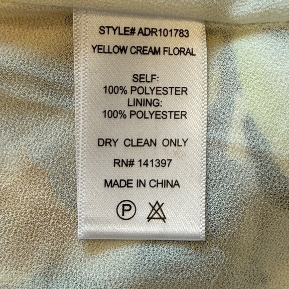 New! ASTR the Label Floral Corset Satin Dress Yellow Cream Floral 45285 - Picture 14 of 16